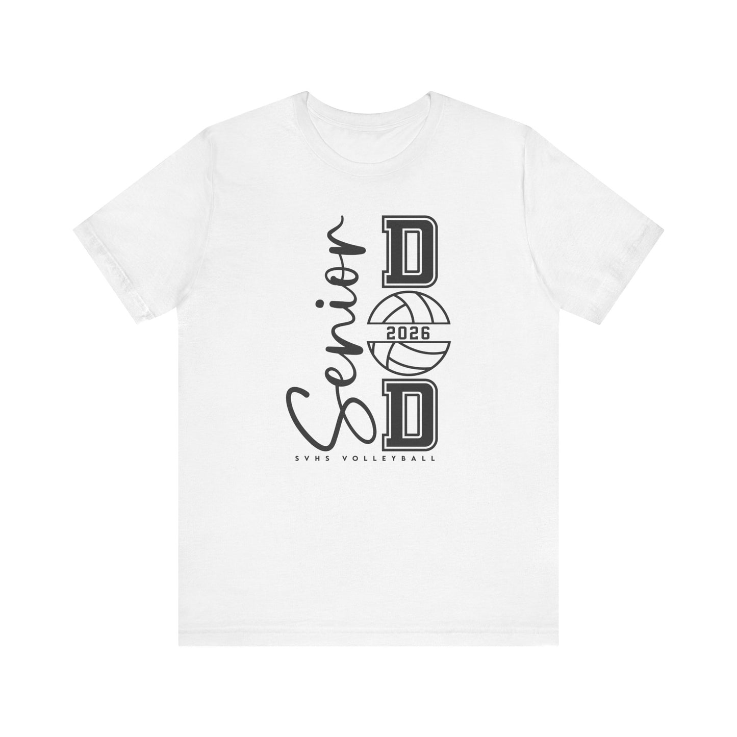 Volleyball Senior Dad Tee