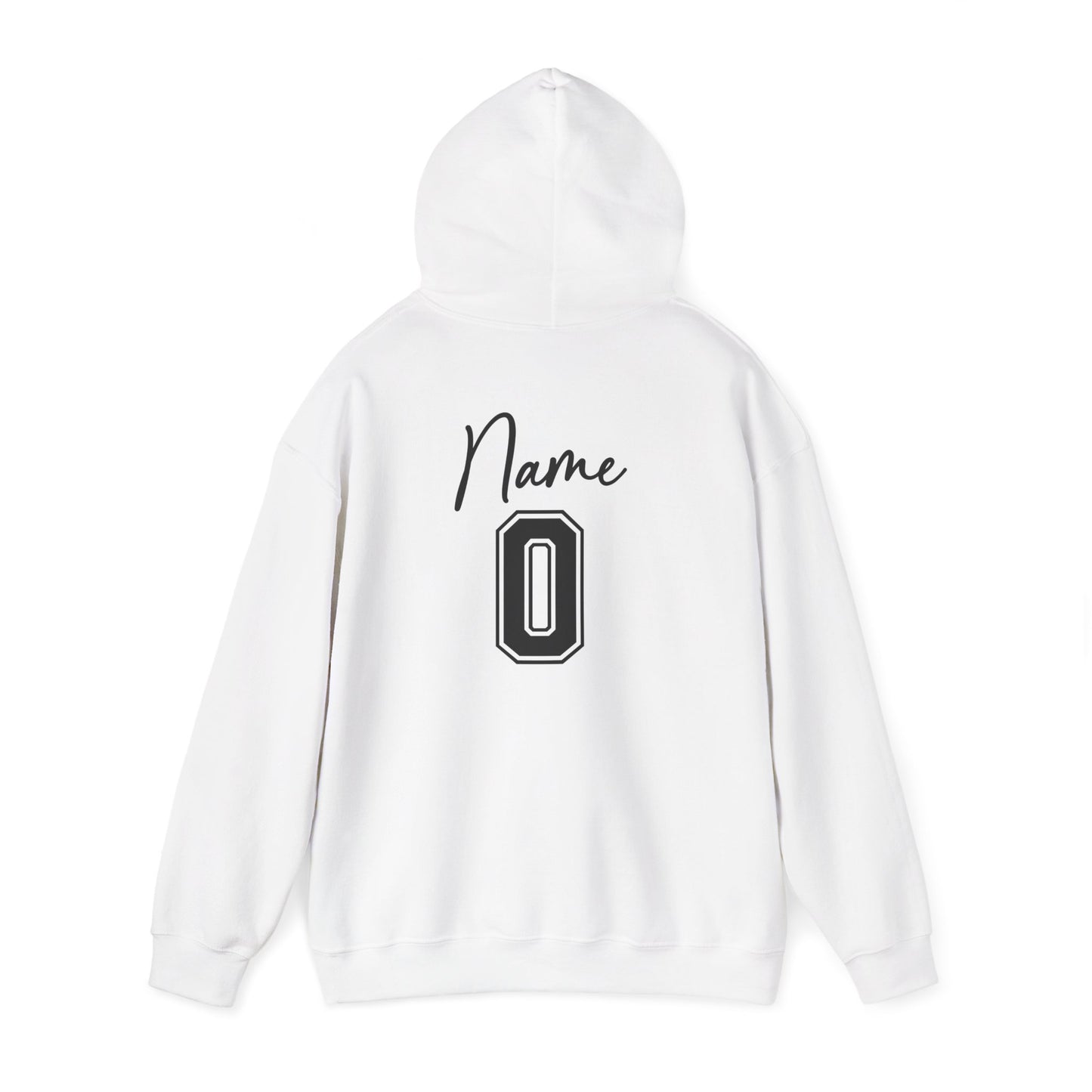 Senior Mom Volley Bow Hoodie (Front & Back Print)