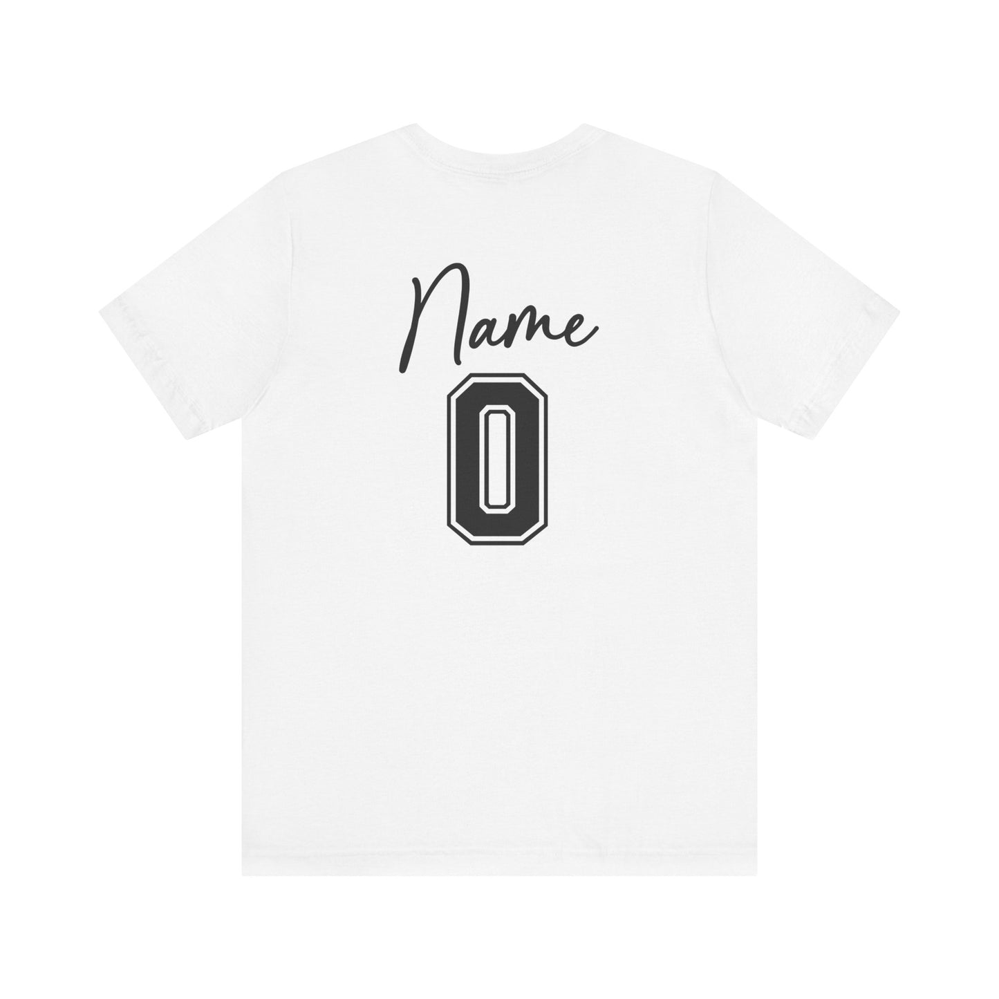 Senior Volley Bow Mom Tee (Front & Back Print)
