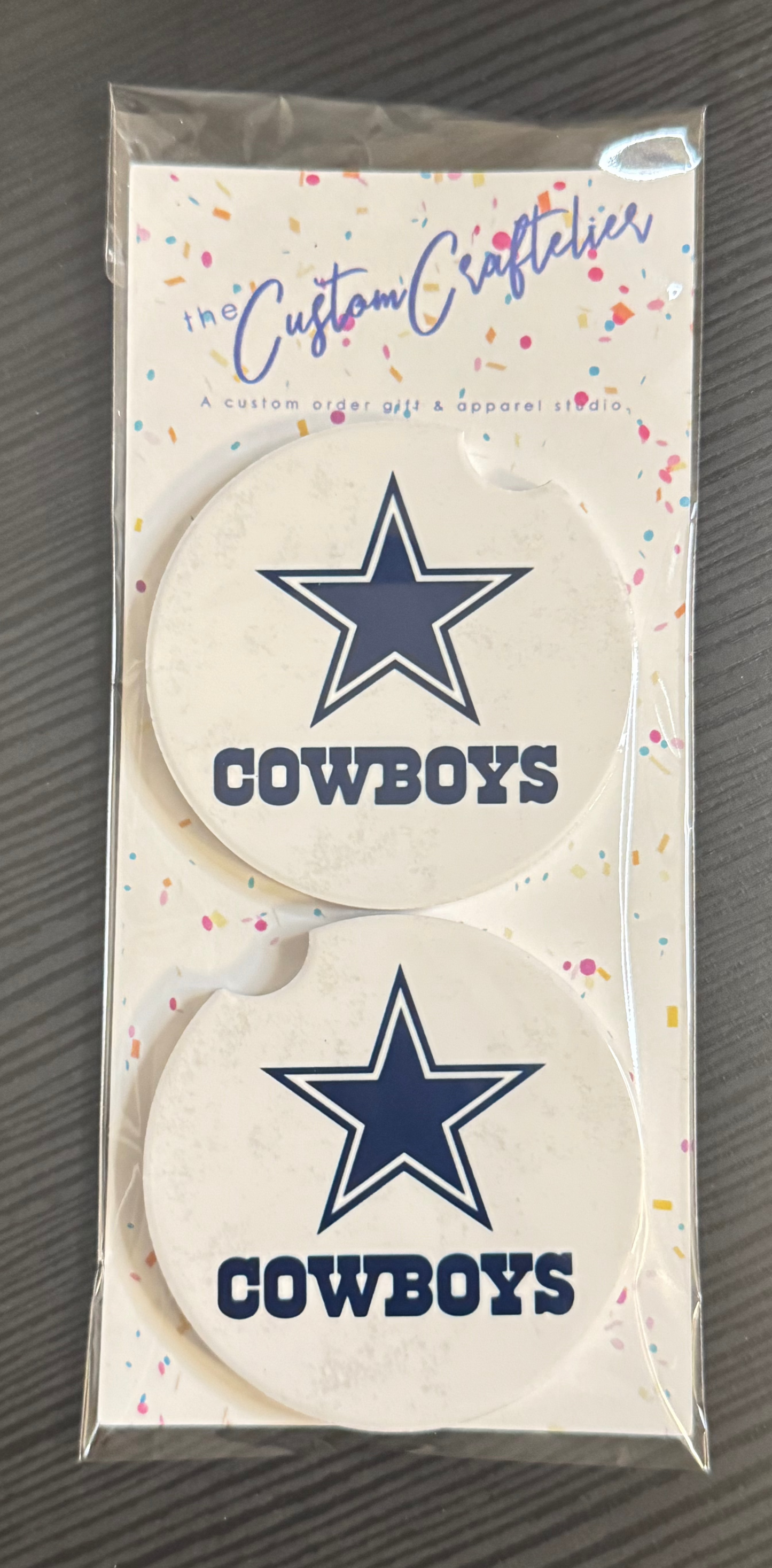 Custom Ceramic Car Cupholder Coasters