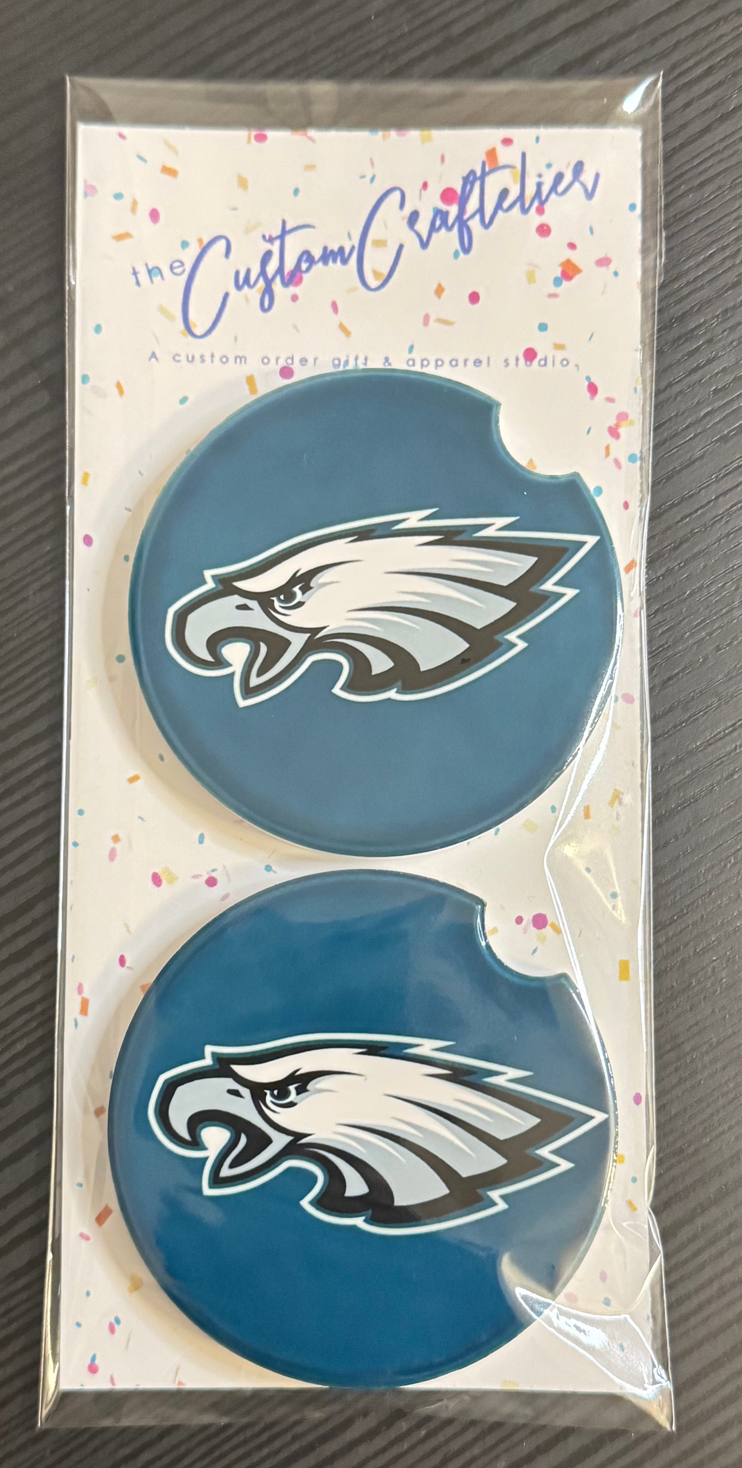 Custom Ceramic Car Cupholder Coasters