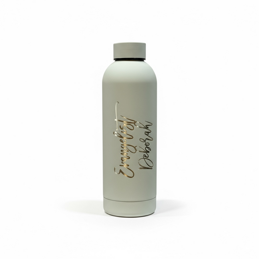 Custom Engraved .5L Rubber Coated Water Bottle