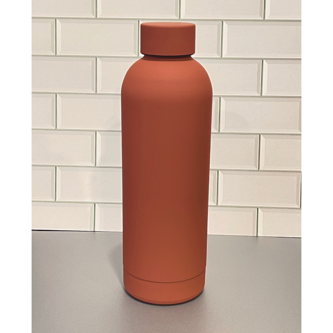 Custom Engraved .5L Rubber Coated Water Bottle