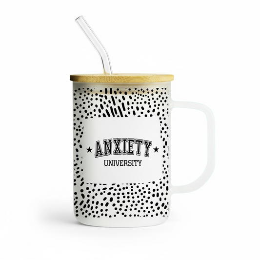 Anxiety Themed 17oz Frosted Mug