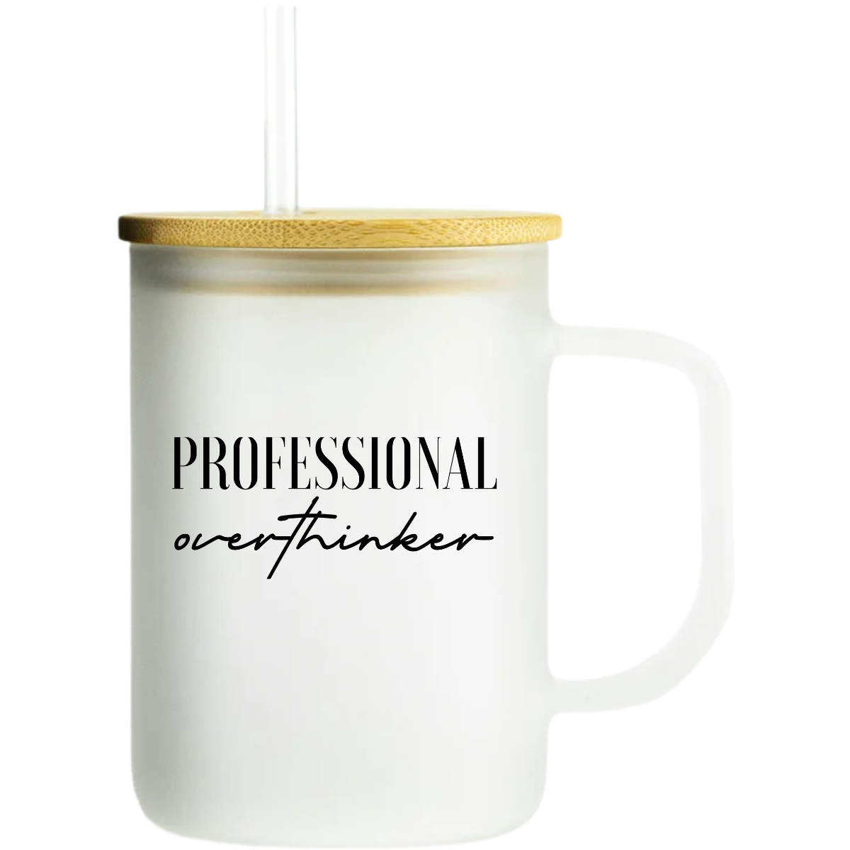 Professional Overthinker 17oz Frosted Mug