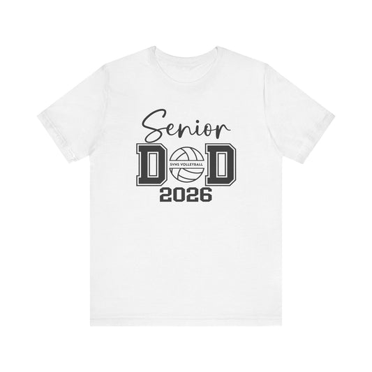 Senior Volleyball Dad Tee (Front & Back Print)