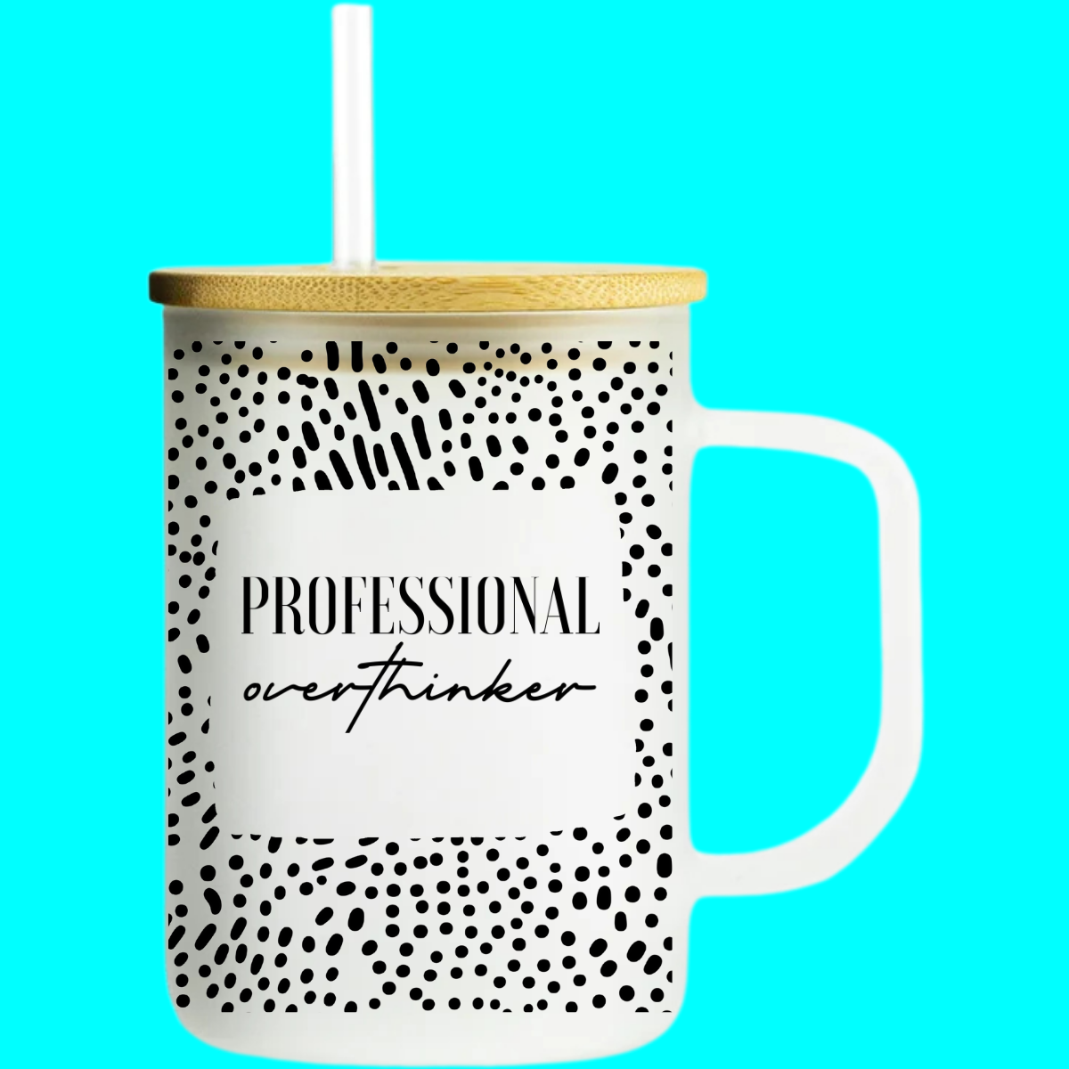 Professional Overthinker 17oz Frosted Mug