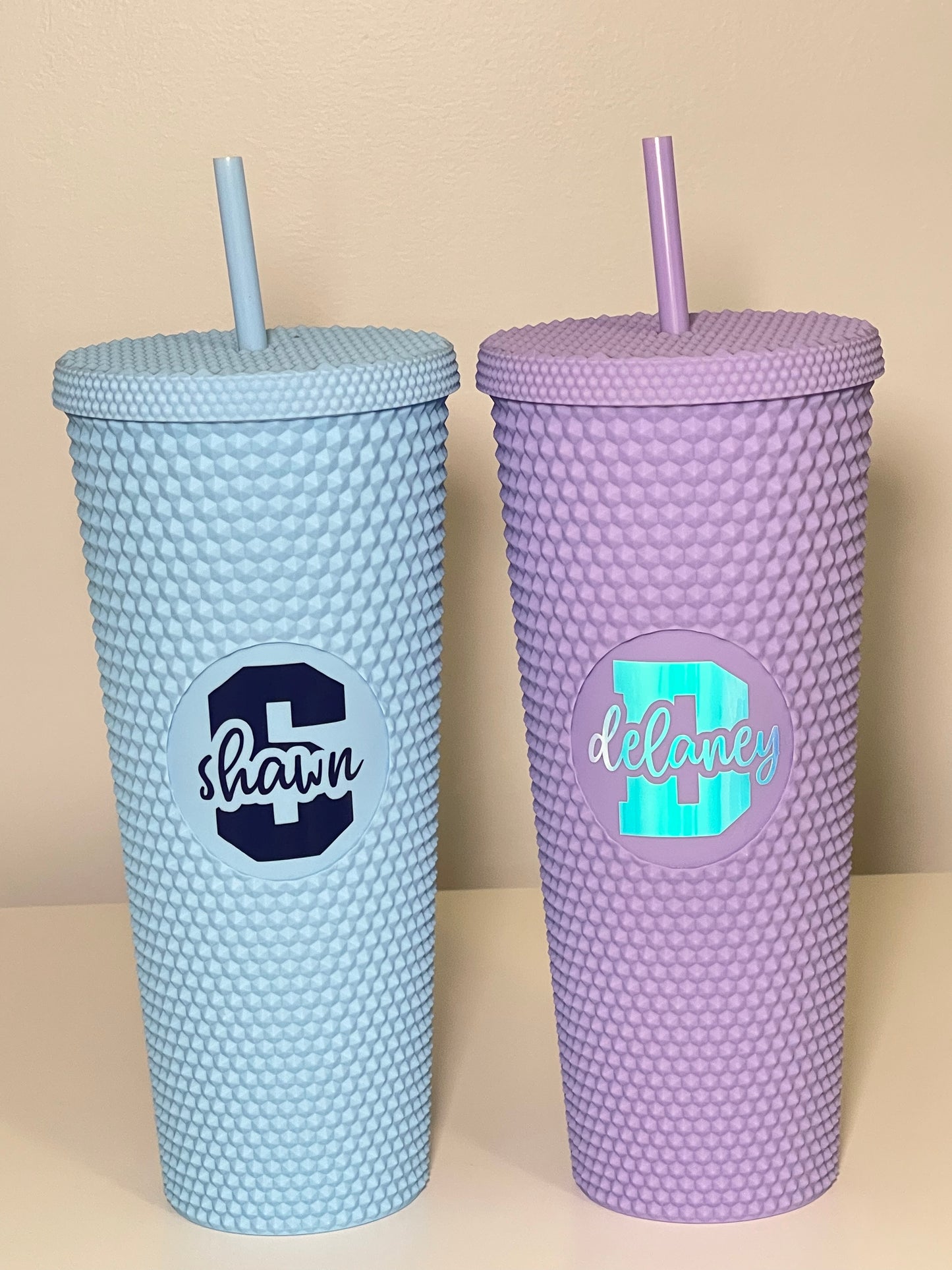 Personalized 24oz Studded Tumbler