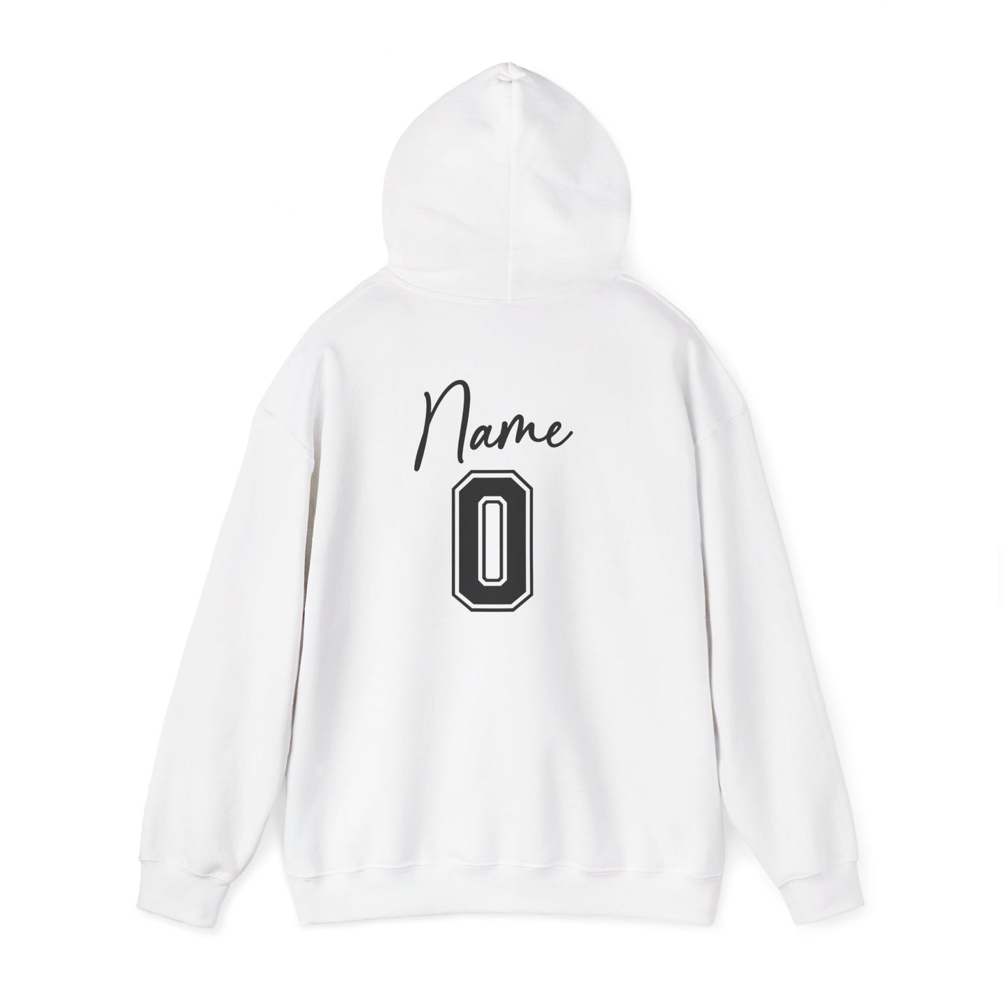 Senior Dad Volleyball Hoodie (Front & Back Print)