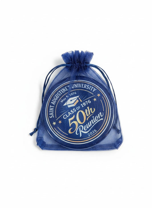 Saint Augustine's University — Class of 1976 | 50th Reunion Commemorative Ceramic Coaster