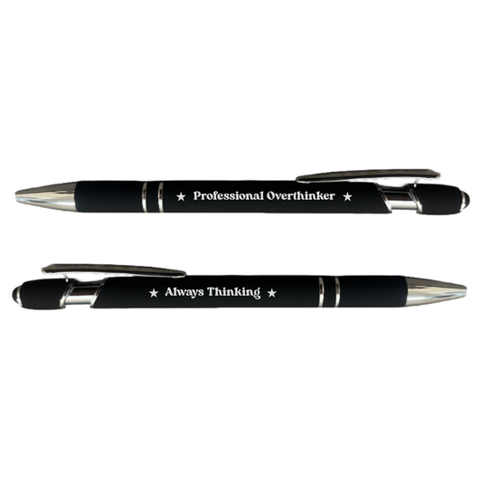 Professional Overthinker |  Ball Point Pens - 2 Pk