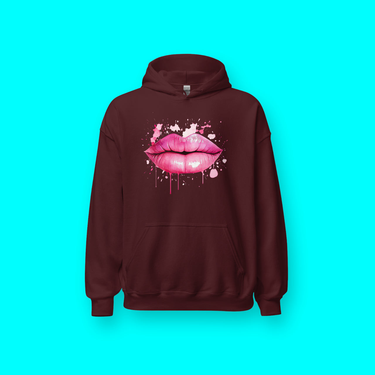 Pink Lipped Hoodie