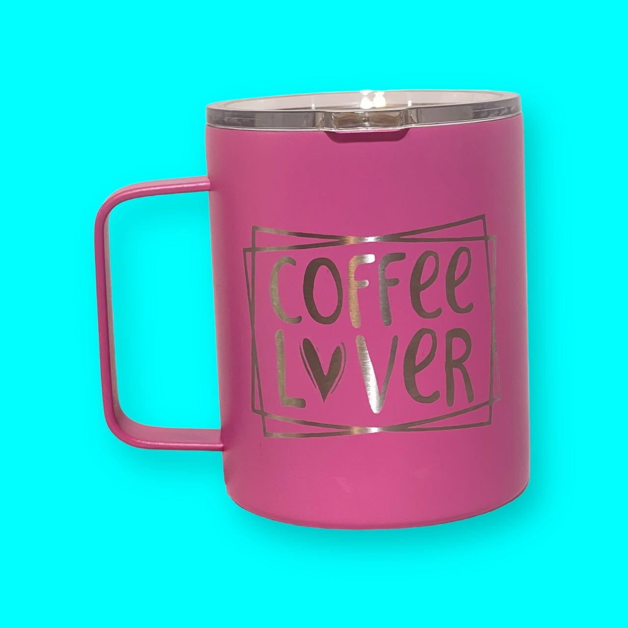 Coffee Lover | Etched 12oz Powder Coated Coffee Mug