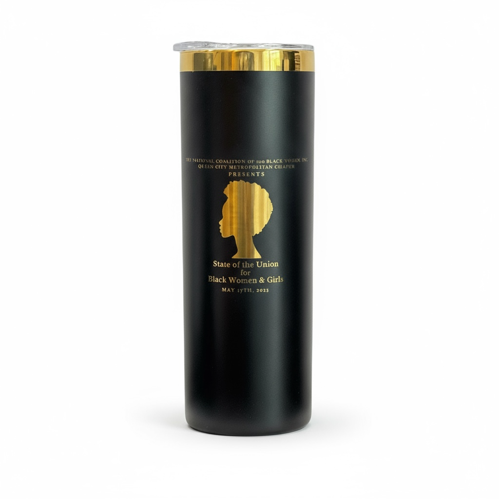 Custom Order Skinny 20oz Rainbow Electroplated Tumbler