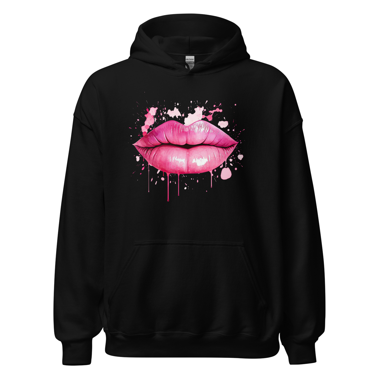 Pink Lipped Hoodie