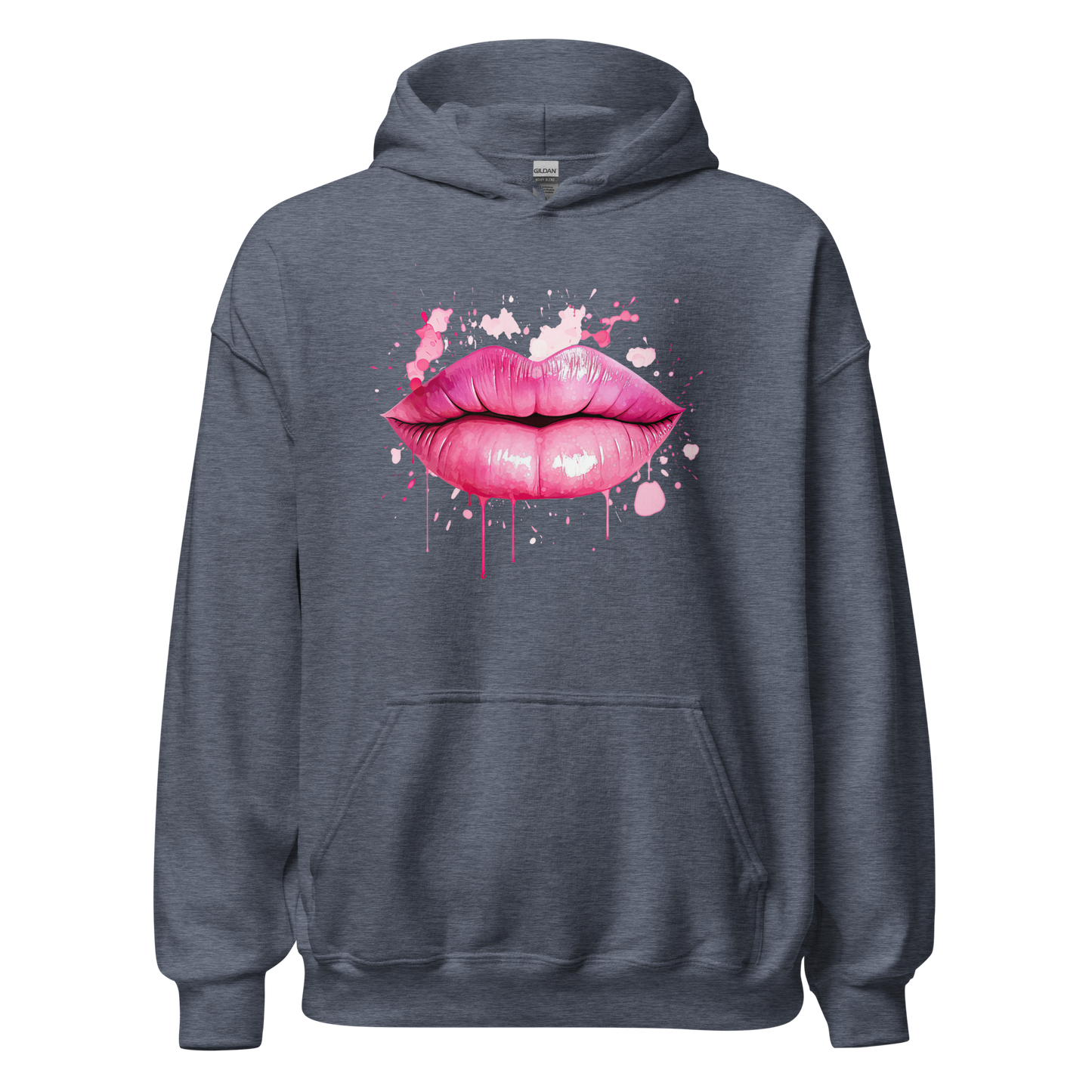 Pink Lipped Hoodie