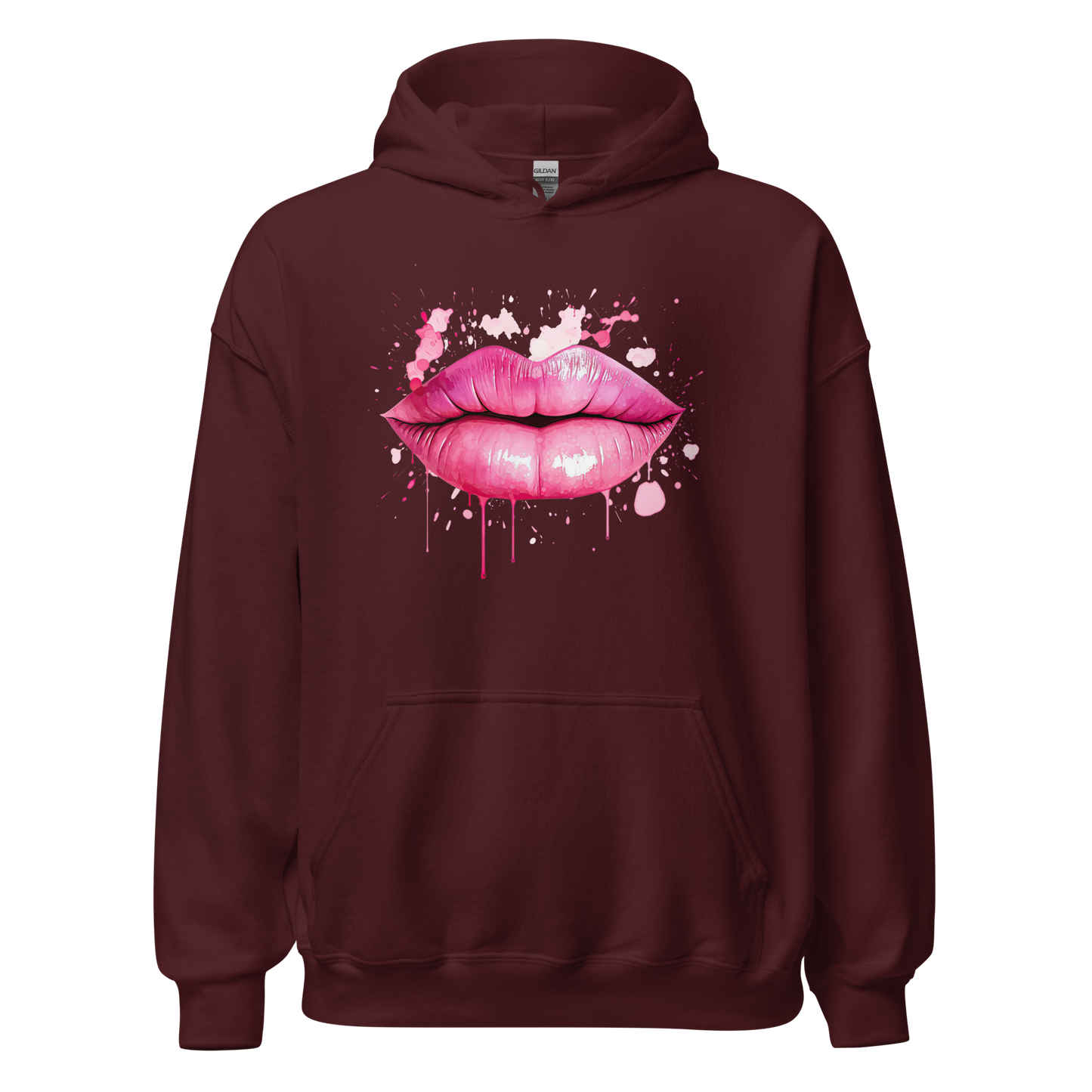 Pink Lipped Hoodie