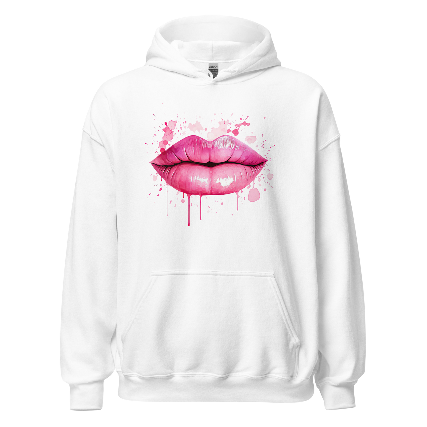 Pink Lipped Hoodie